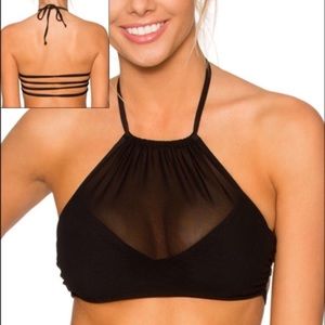 EVERYTHING REDUCED! B Swim Noir Amore Halter Top!
