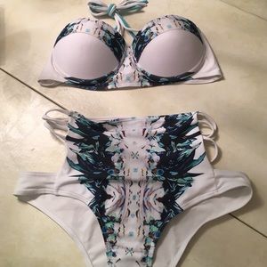 Brand New White High Waisted Bikini
