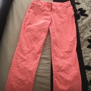 Size 02 by GAP never worn, too big for me, peachy