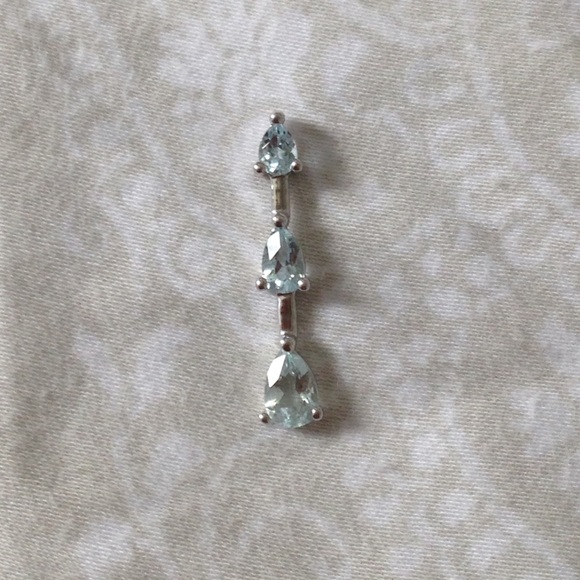 10k Gold Aquamarine Pendant