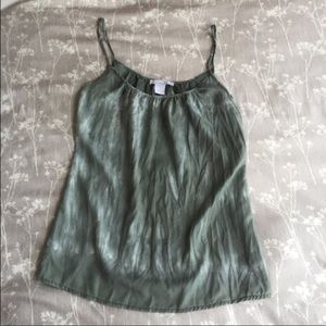 Charlotte Russe | Faded Olive/Gray Tank Top