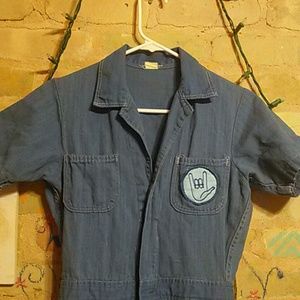 Vintage Working Lady Jumpsuit