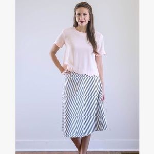 Striped Piper & Scoot Skirt