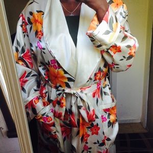 Victoria's Secret full length floral pattern robe