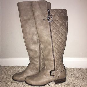 Not Rated tall quilted boots