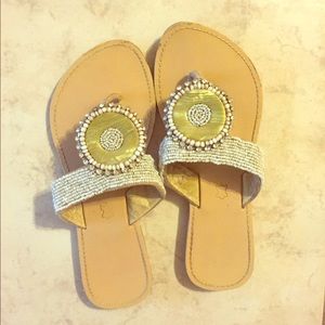 Nude sandals