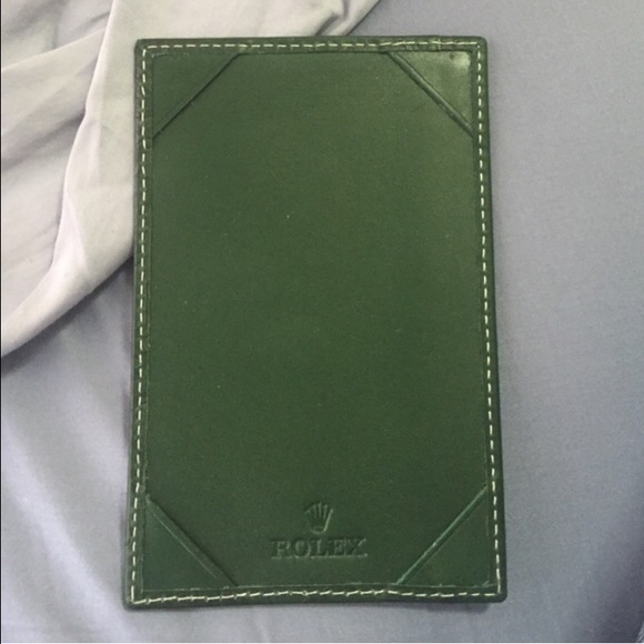 NEW Rolex vintage wallet/picture frame (document holder) with BONUS ribbon