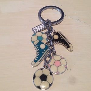 Coach Soccer Key Chain