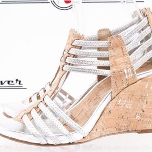 Wedge silver and cork