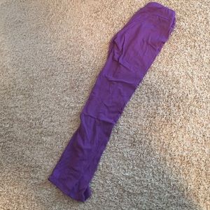 Lularoe One Size purple leggings