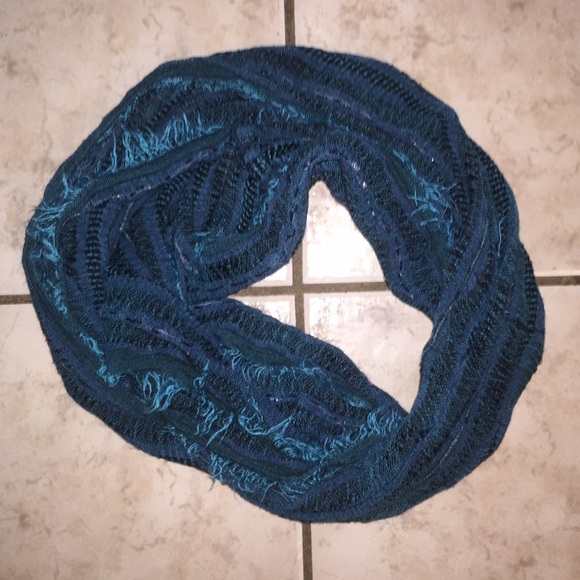 Blue Infinity Scarf