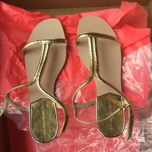 Zara Gold Sandals