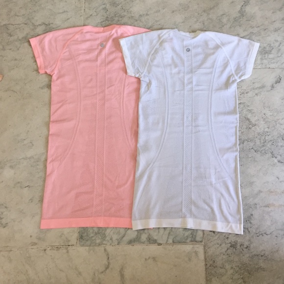One Pink & One White Lululemon Tops - Picture 3 of 4