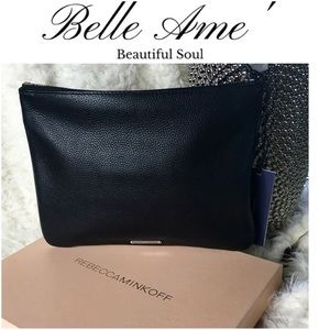 ‼New Rebecca Minkoff All leather Clutch!❤️
