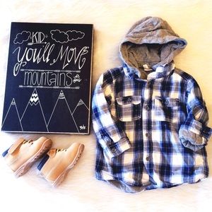 Boys infant layered flannel