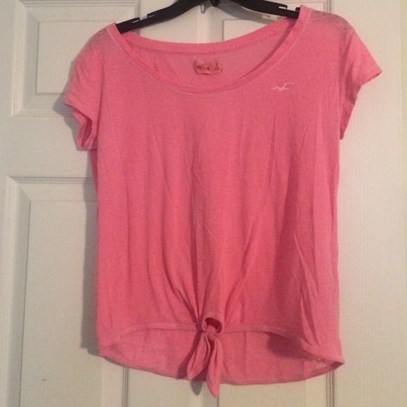 Hollister pink shirt