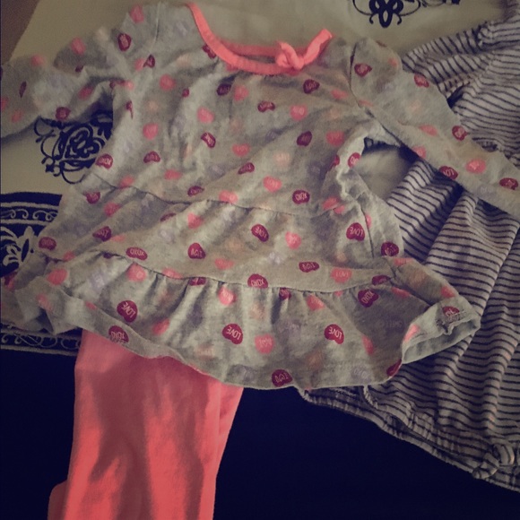 Little girl Valentine outfit