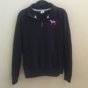 Victoria's Secret PINK half zip sweatshirt
