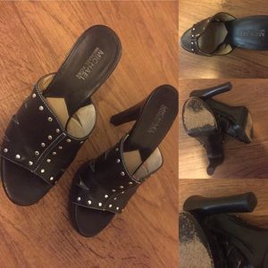 Michael Kors Black Studded High Heels