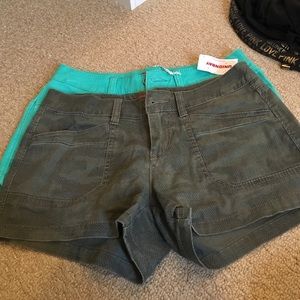 2 new union bay shorts