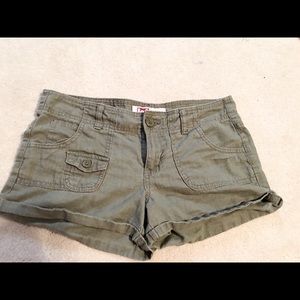 LEI size 7 shorts, no rips or stains. Low rise