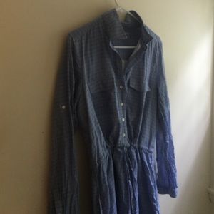 Vintage look plaid dress