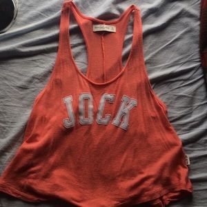 Abercrombie & Fitch Logo Racerback Tee