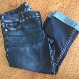 SILVER JEAN suki capri