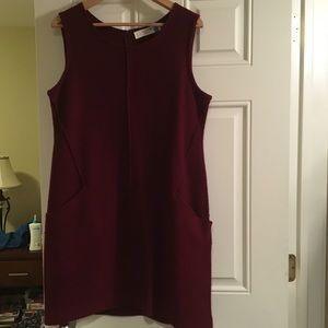 Anthropologie Burgundy Knit Jumper