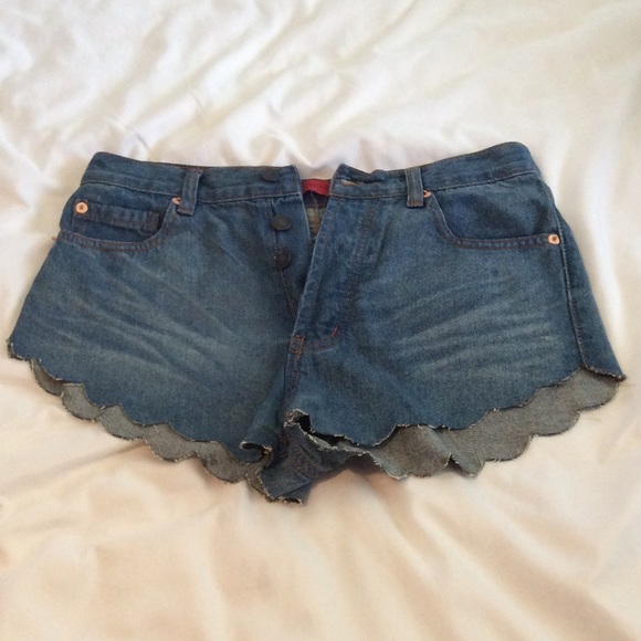 High rise shorts