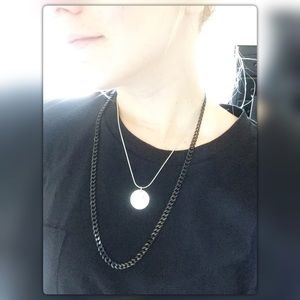 Black chain necklace!