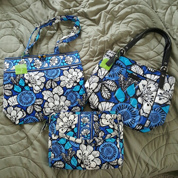 Vera Bradley Blue Bayou Tote