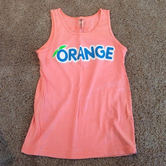 Stingray Orange tank top