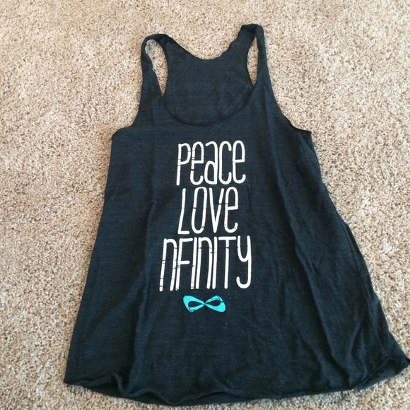 peace love nfinity tank top