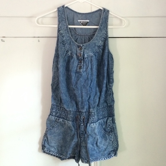 Roxy Denim Blue Romper