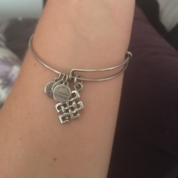 Silver Endless Knot Alex and Ani - Picture 2 of 2