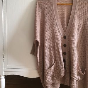 Cappuccino Oversized Button Up Cardigan