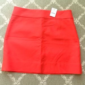 Orange Jcrew Skirt