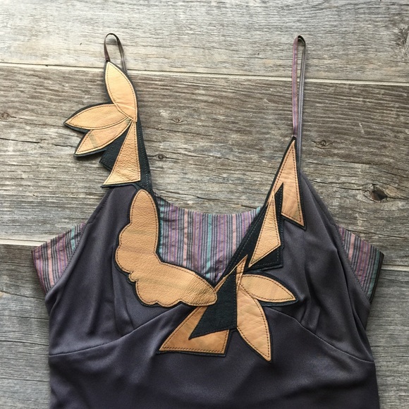 Emma Cook Leather Appliqué Top Size AU 10/US 6 - Picture 3 of 4