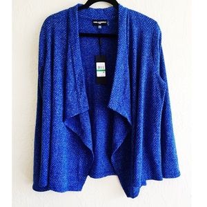 Karl Lagerfeld Chevron Knit Cardigan