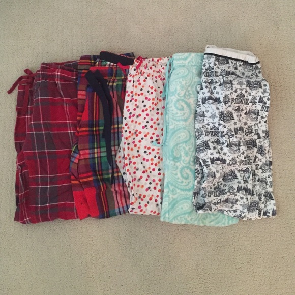 5 pairs of pajama pants
