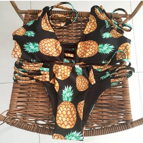 Aloha Tropical Hawaii Luau Brazilian Bikini