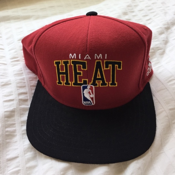adidas Other - NBA Miami Heat Red SnapBack