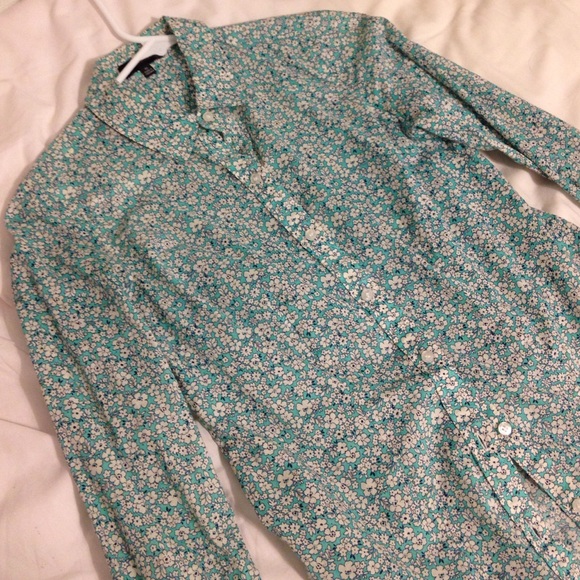 Floral button up THE LIMITED xs - Picture 1 of 3