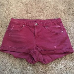 H&M Maroon Shorts