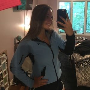 under armour zip up