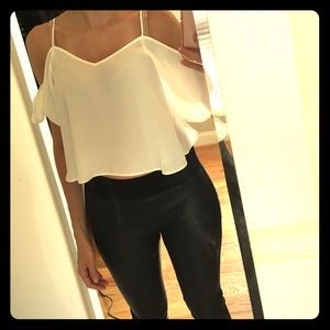 🎉HP🎉 Cropped Cold Shoulder Cami