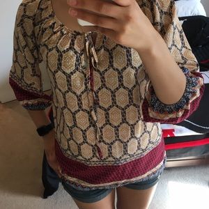 Francesca's Honeycomb Top