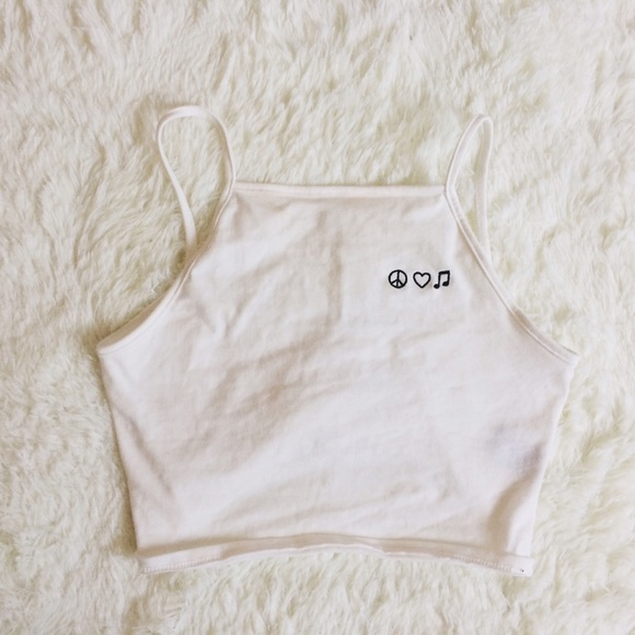 Pacsun LA Hearts Halter Crop Top 💞🔑