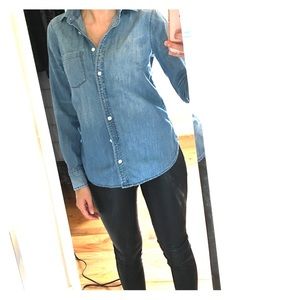 J.Crew Perfect Fit Chambray Button Down